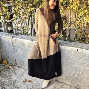 Vestido Combinado